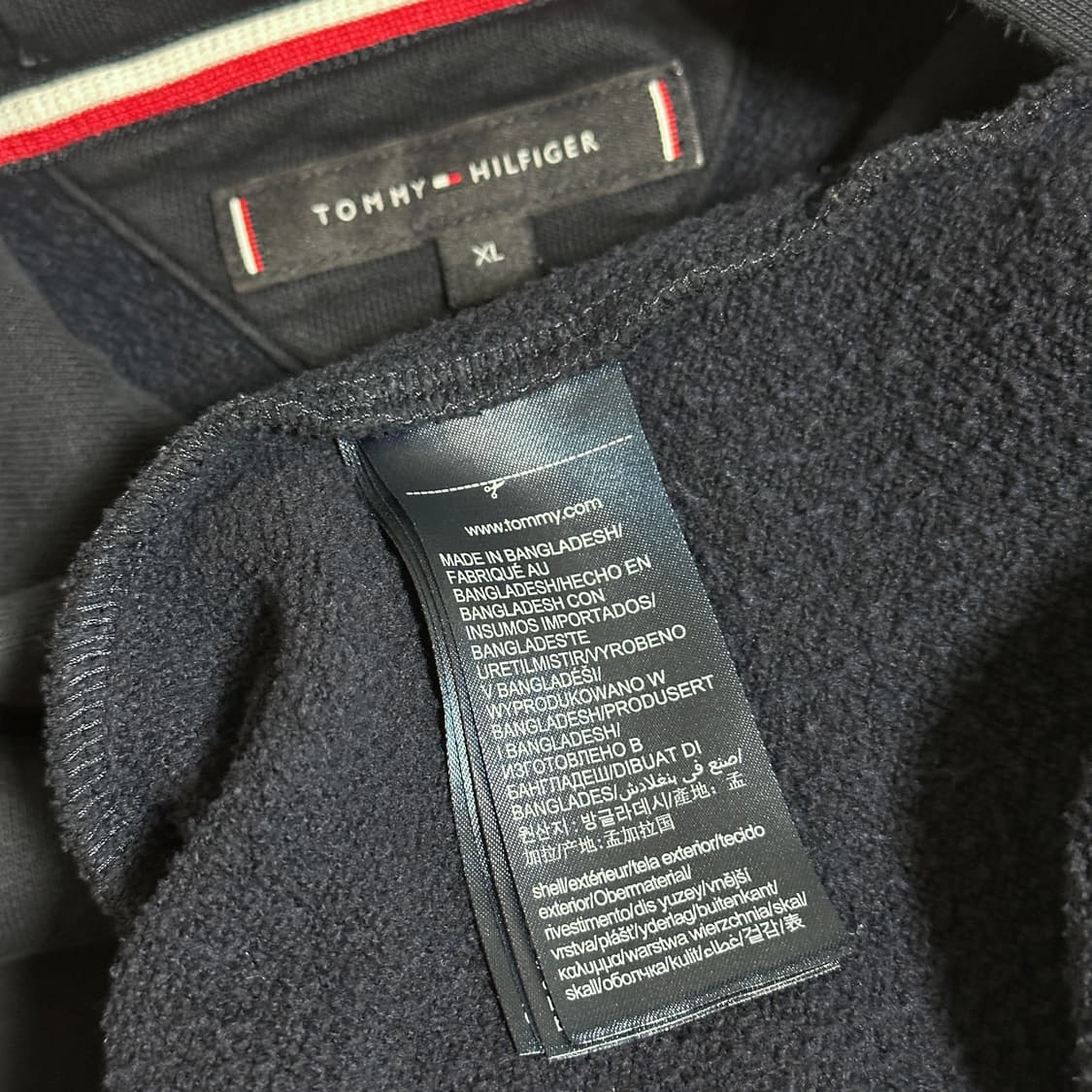 타미힐피거 기모 후드티 상품이미지6