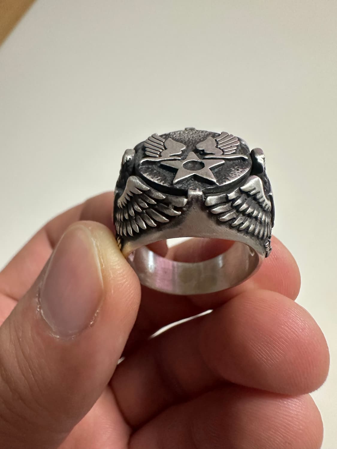 Us air force 실버 925 반지(us 10) 상품이미지2