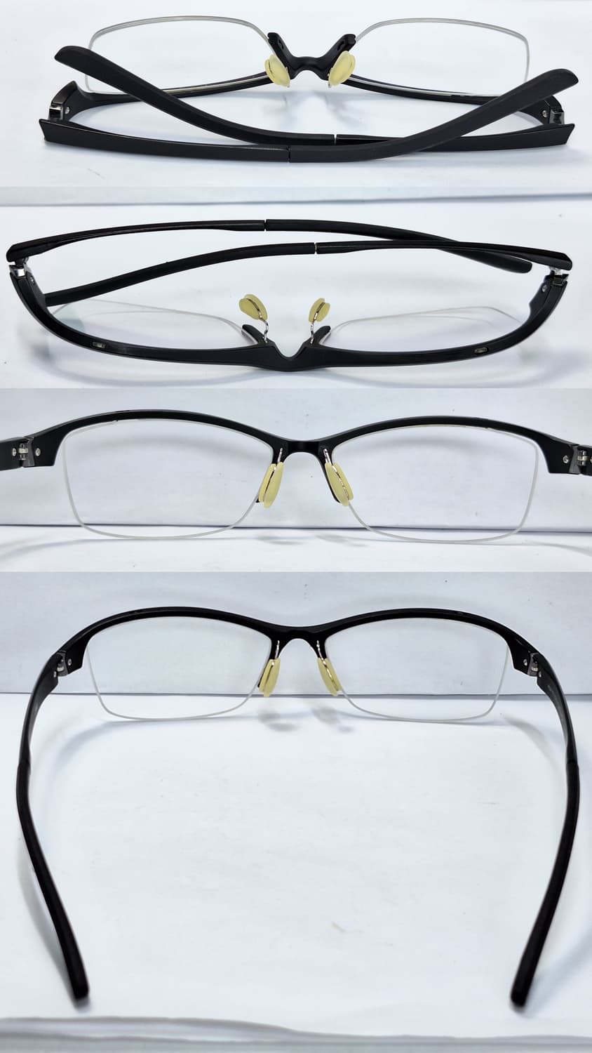 JINS 진스 MUN-195-193AD 에어프레임 슬림 엣지 반무테 안경 상품이미지4