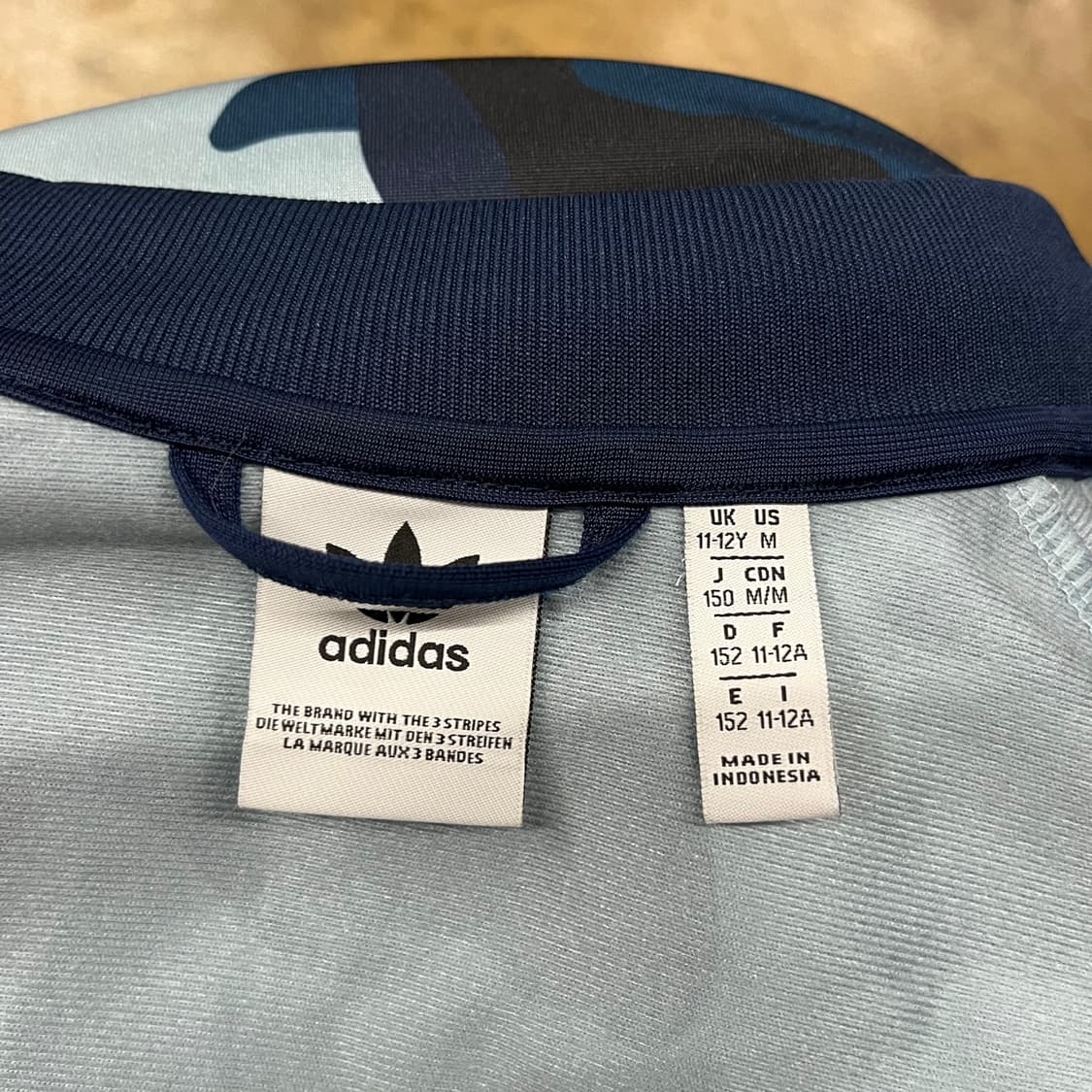 아디다스 블루 청 카모 밀리터리 져지 트랙탑 상품이미지4