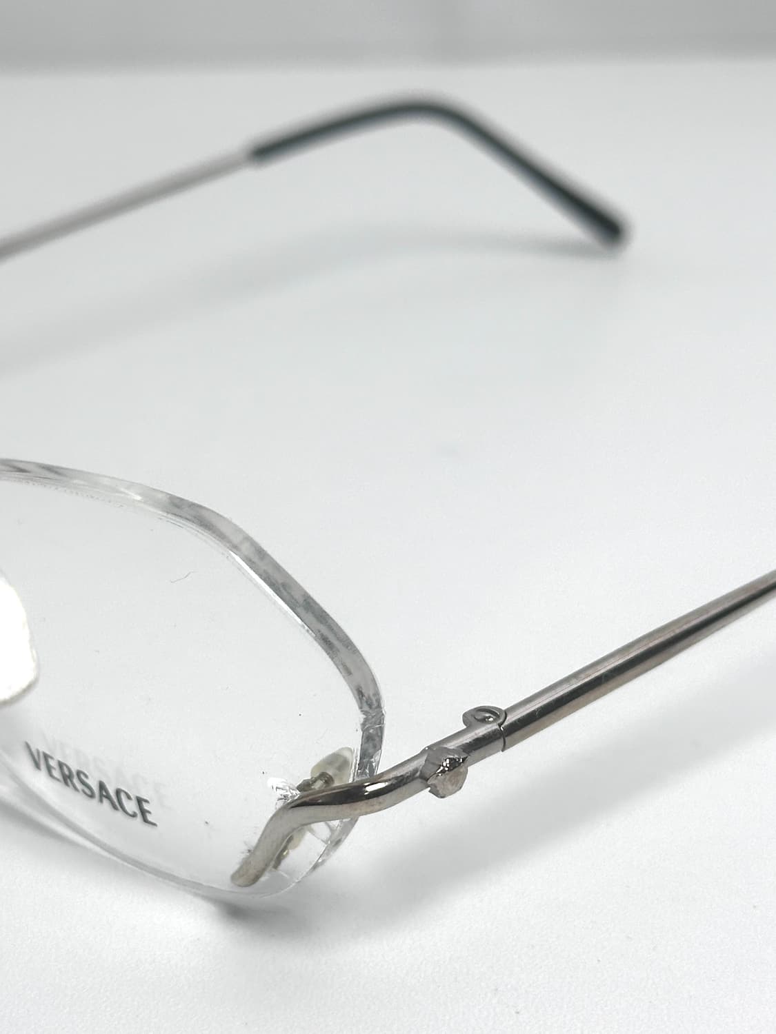 Versace 베르사테 무테 메탈 안경 실버 상품이미지5