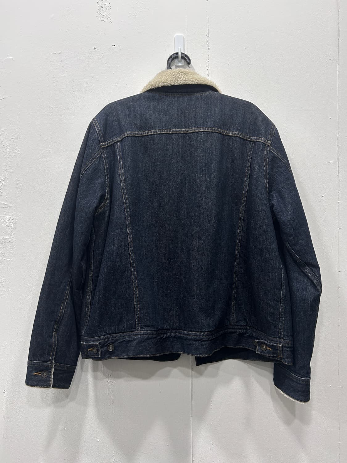 GU Japan 쉐르파 양털 데님자켓 남성 XL 상품이미지2