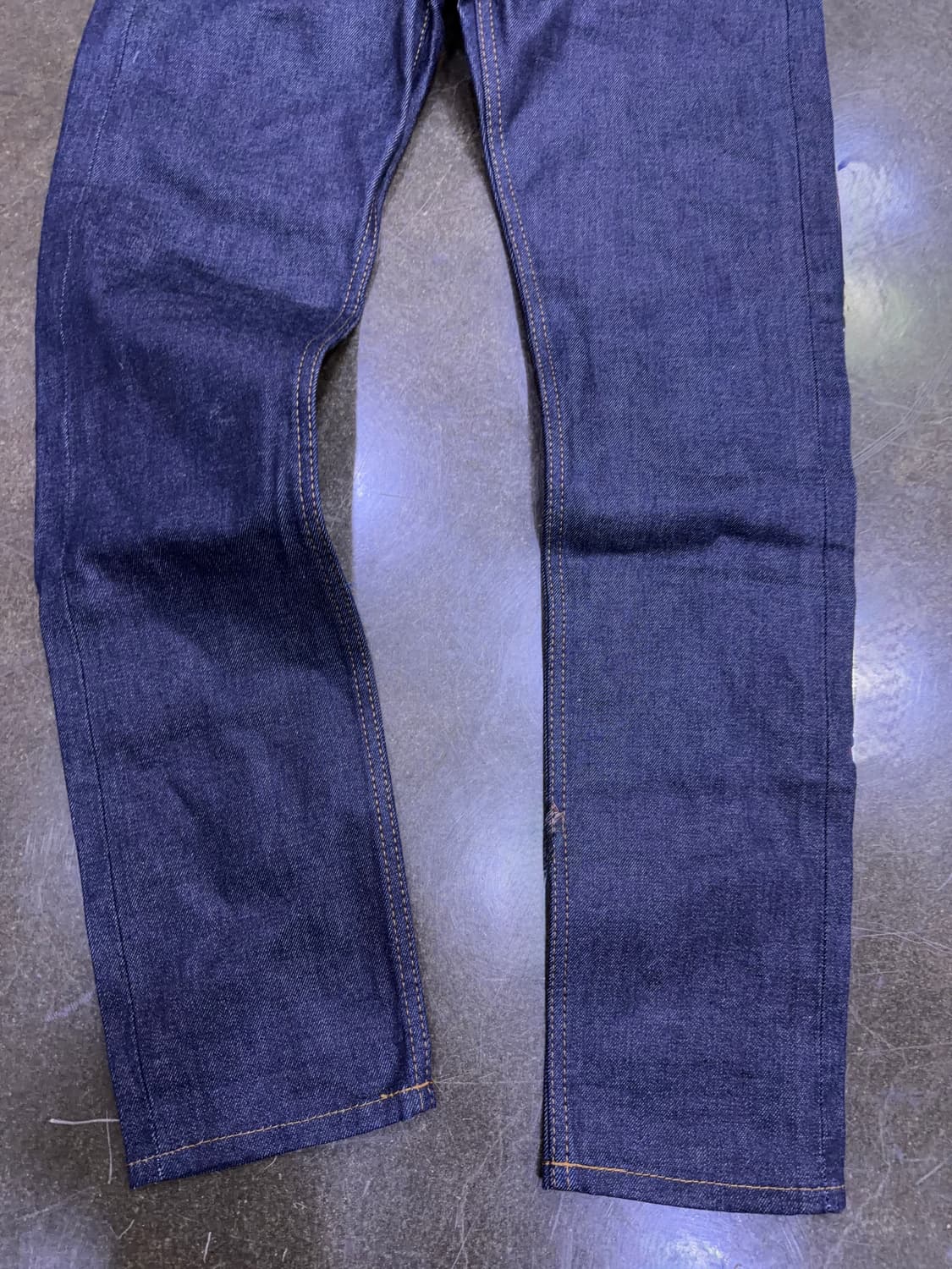 H&M 에디션 아시안핏 슬림 딥인디고 논워싱 데님팬츠 29 상품이미지5