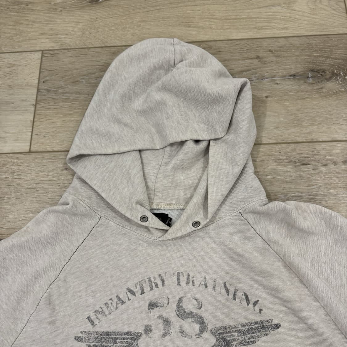 10s RRL 더블알엘 인팬트리 트레이닝 후드티 그레이 상품이미지3