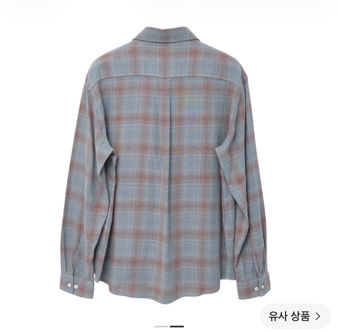 해칭룸 뮤지엄 셔츠 오버 다이드 체크 차콜 상품이미지7