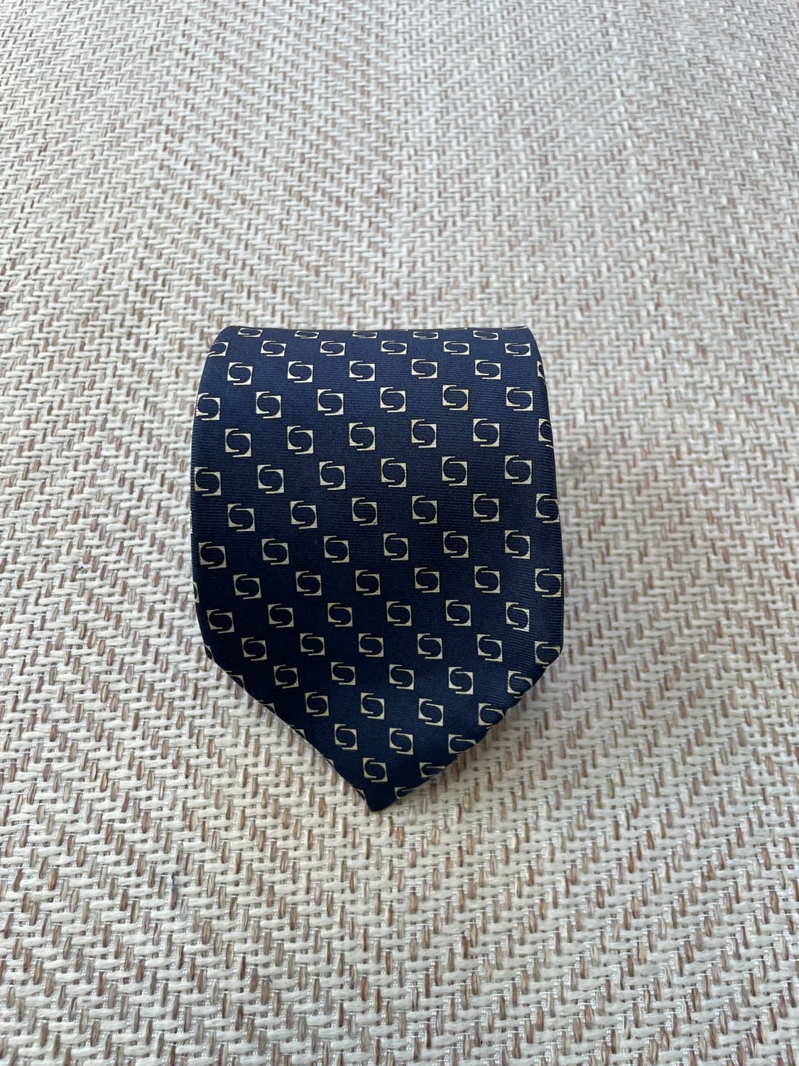 크리스찬 디올 실크 네이비 넥타이  J03759 상품이미지1