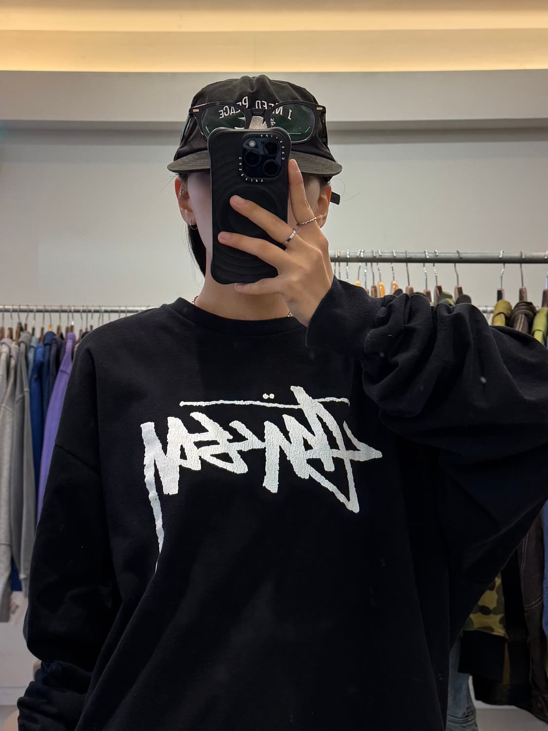 스투시 빅 로고 프린팅 롱슬리브 상품이미지6