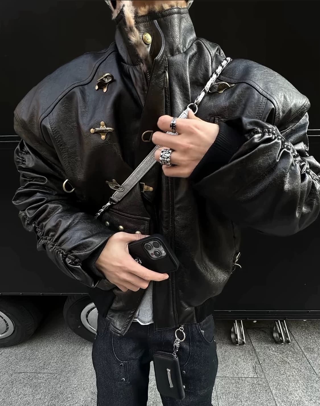 Leopard Liner Bomber 상품이미지6