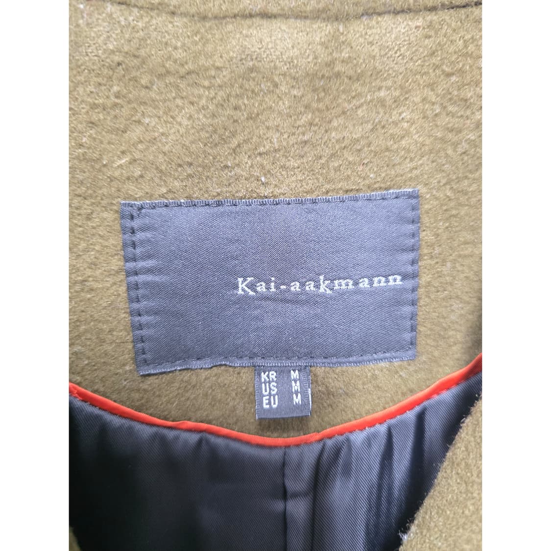 택포) 카이아크만 모혼방 더블 코트 M 상품이미지2