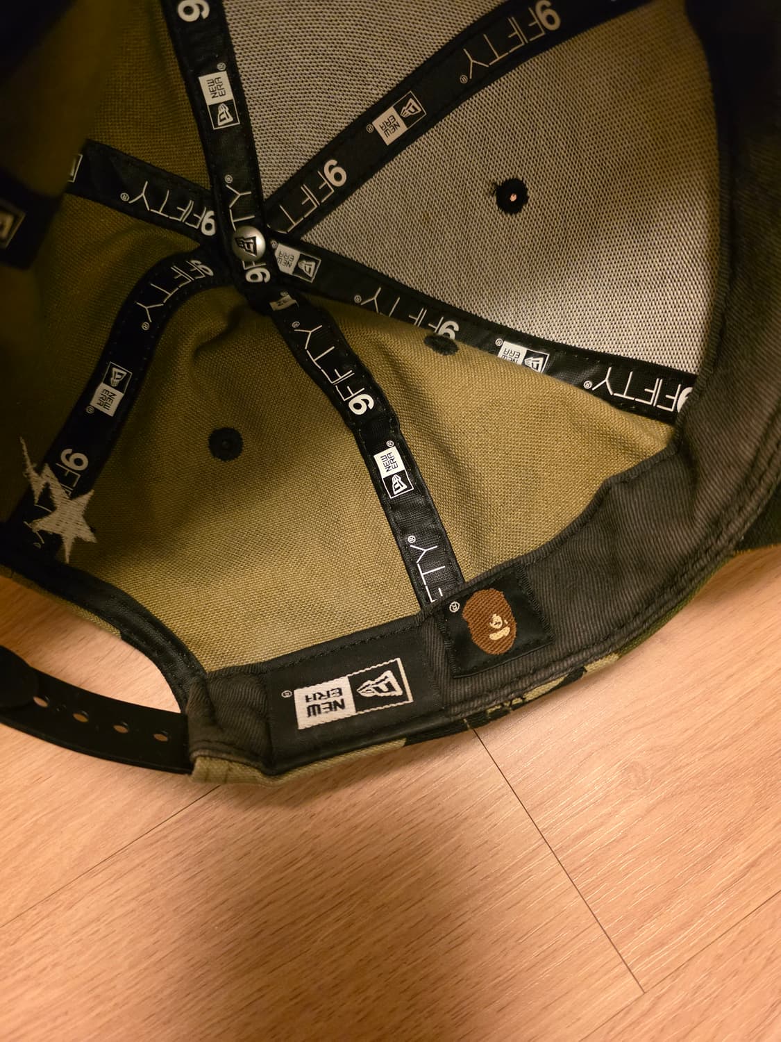 베이프×뉴에라 카모플라주 스냅백 상품이미지4