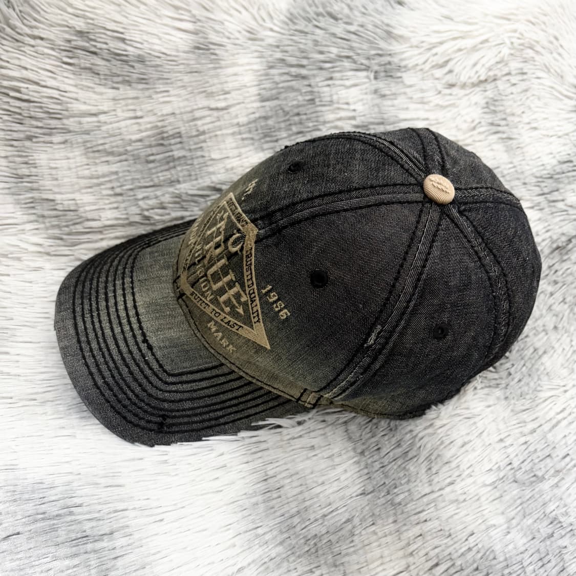 트루릴리전 자수 데님 볼캡 상품이미지7