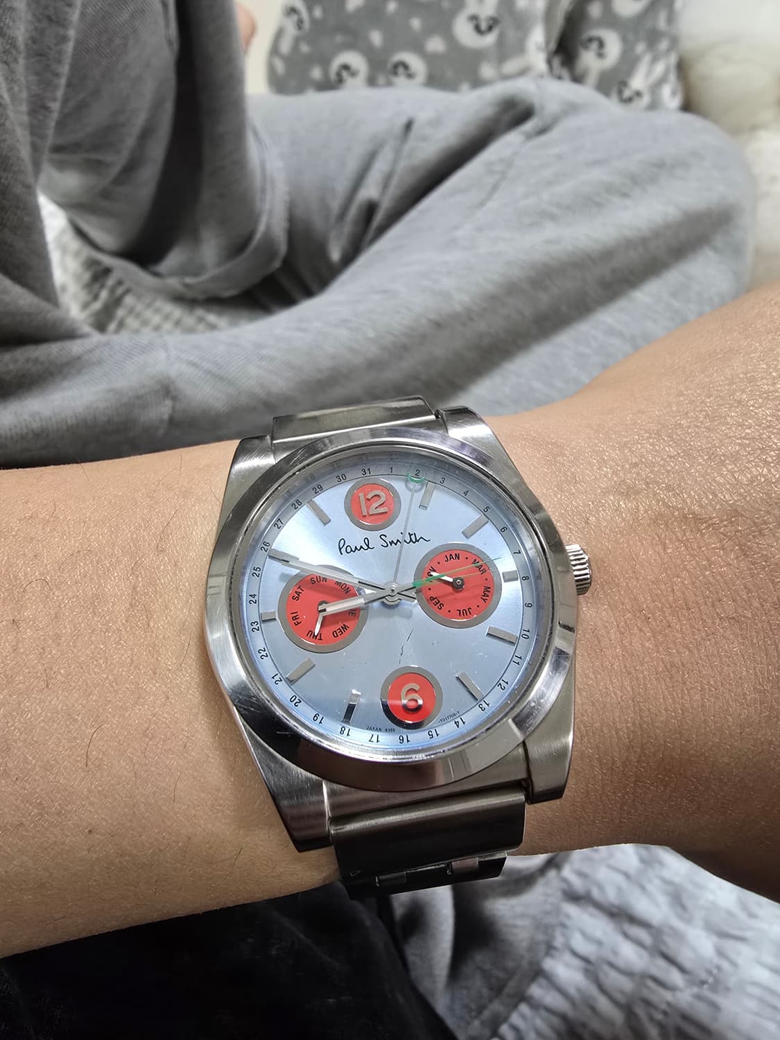 폴스미스 아이렛 데이데이트(트리플캘린더) 사파이어 글래스 상품이미지5