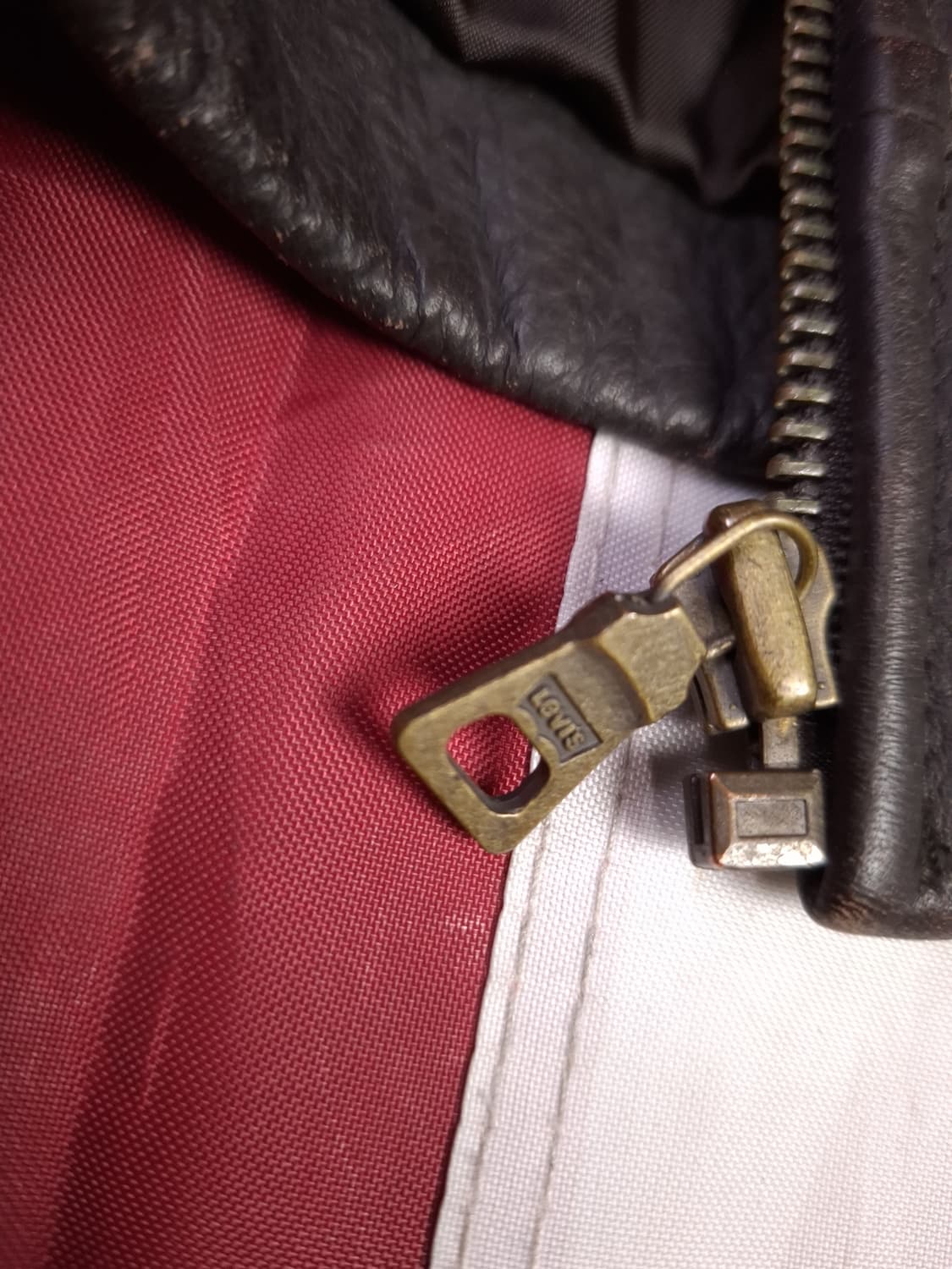 오리지날 국내산 다크리바이스 브라운 리얼레더 누박 자켓 상품이미지4