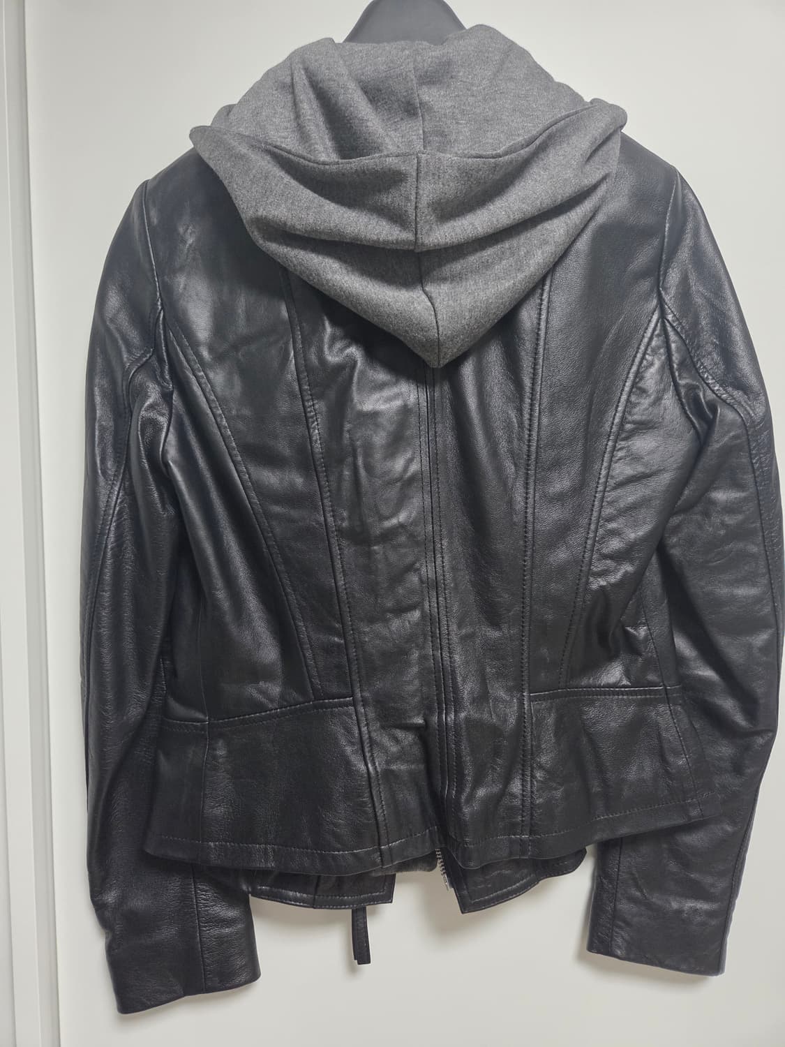 JIGOTT 후드 양가죽 자켓 S-M 사이즈 상품이미지2