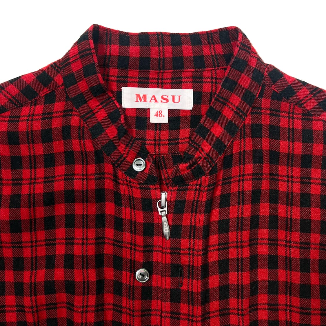 MASU 마수 23ss 집업 플레이드 셔츠 (48) 상품이미지9
