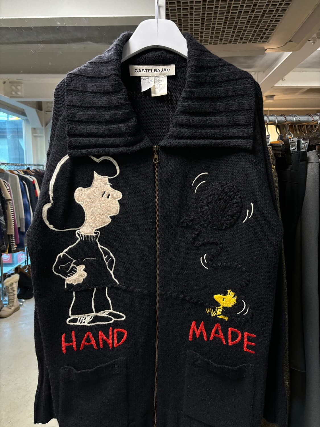 까스텔바작 피너츠 집업 가디건 상품이미지3