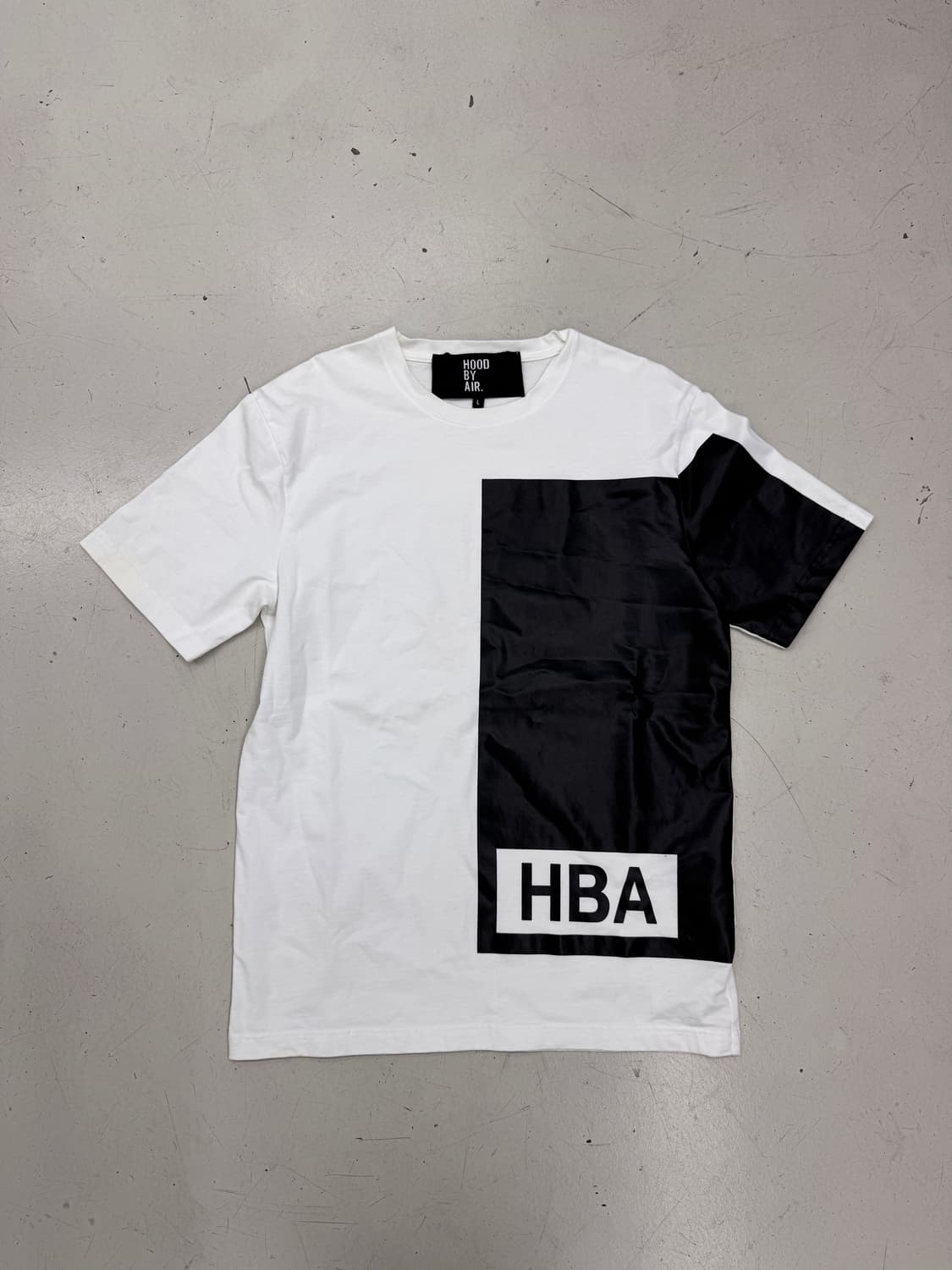 후드바이에어 HBA 아카이브 블록 프린팅 반팔 티셔츠 상품이미지2