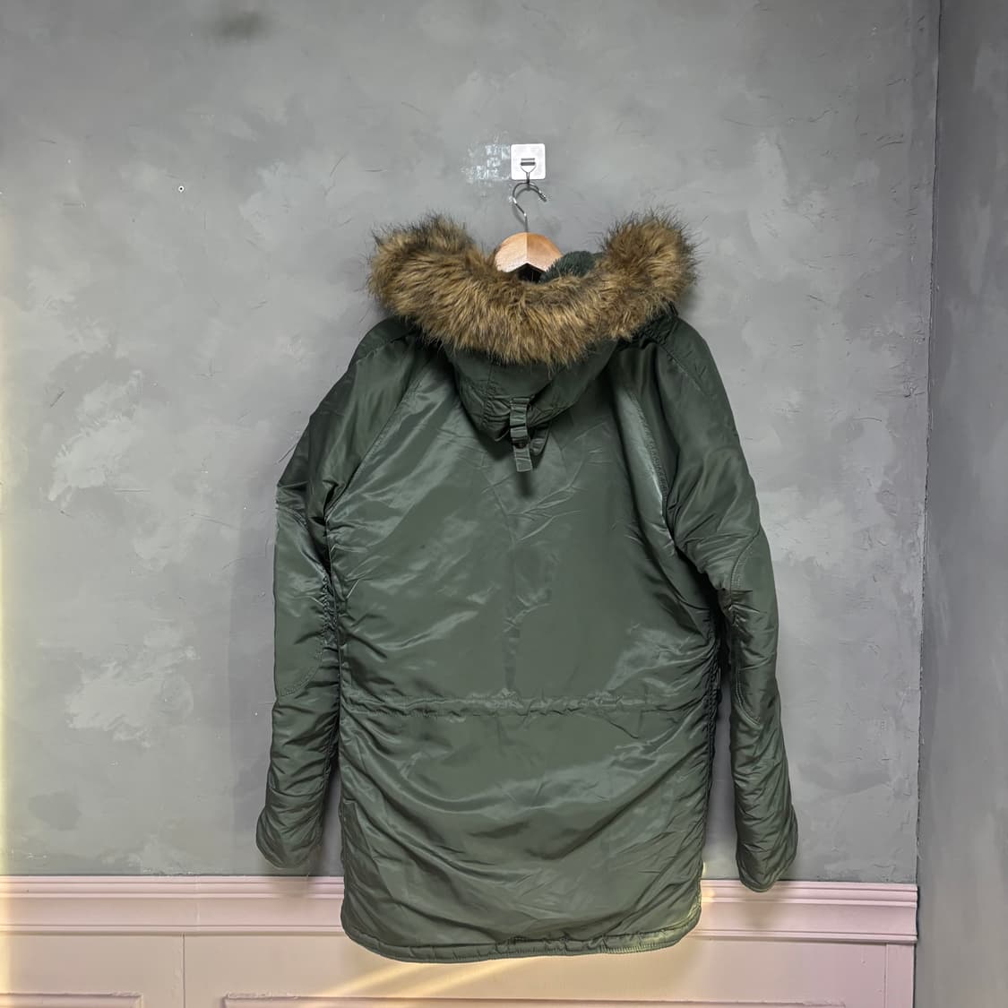 알파인더스트리 N-3B 파카 자켓 세이지 상품이미지4