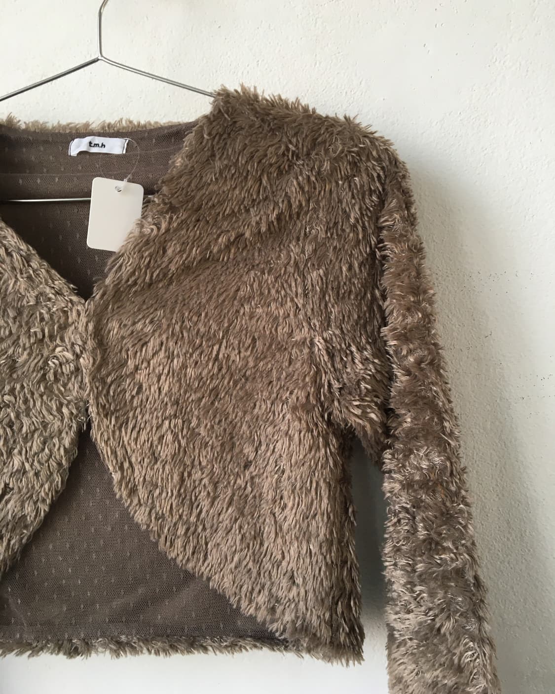 Fake fur bolero jacket 상품이미지4