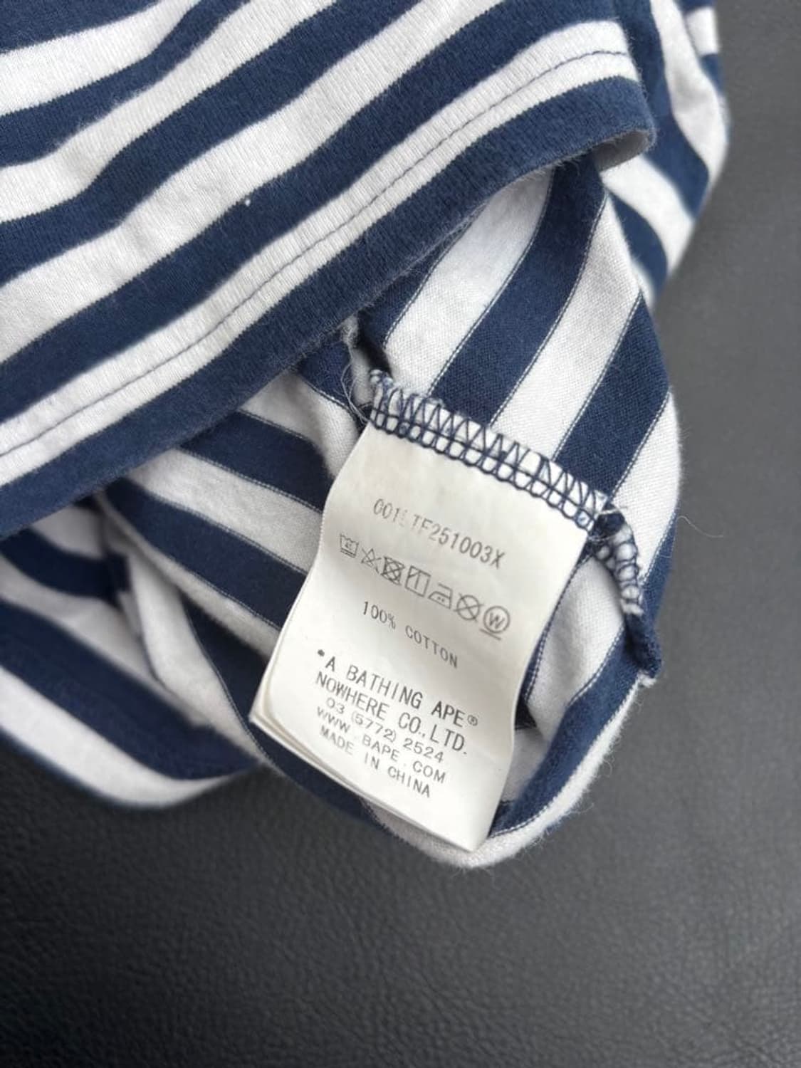 베이프 컬리지 후프 롱슬리브 티셔츠 상품이미지4