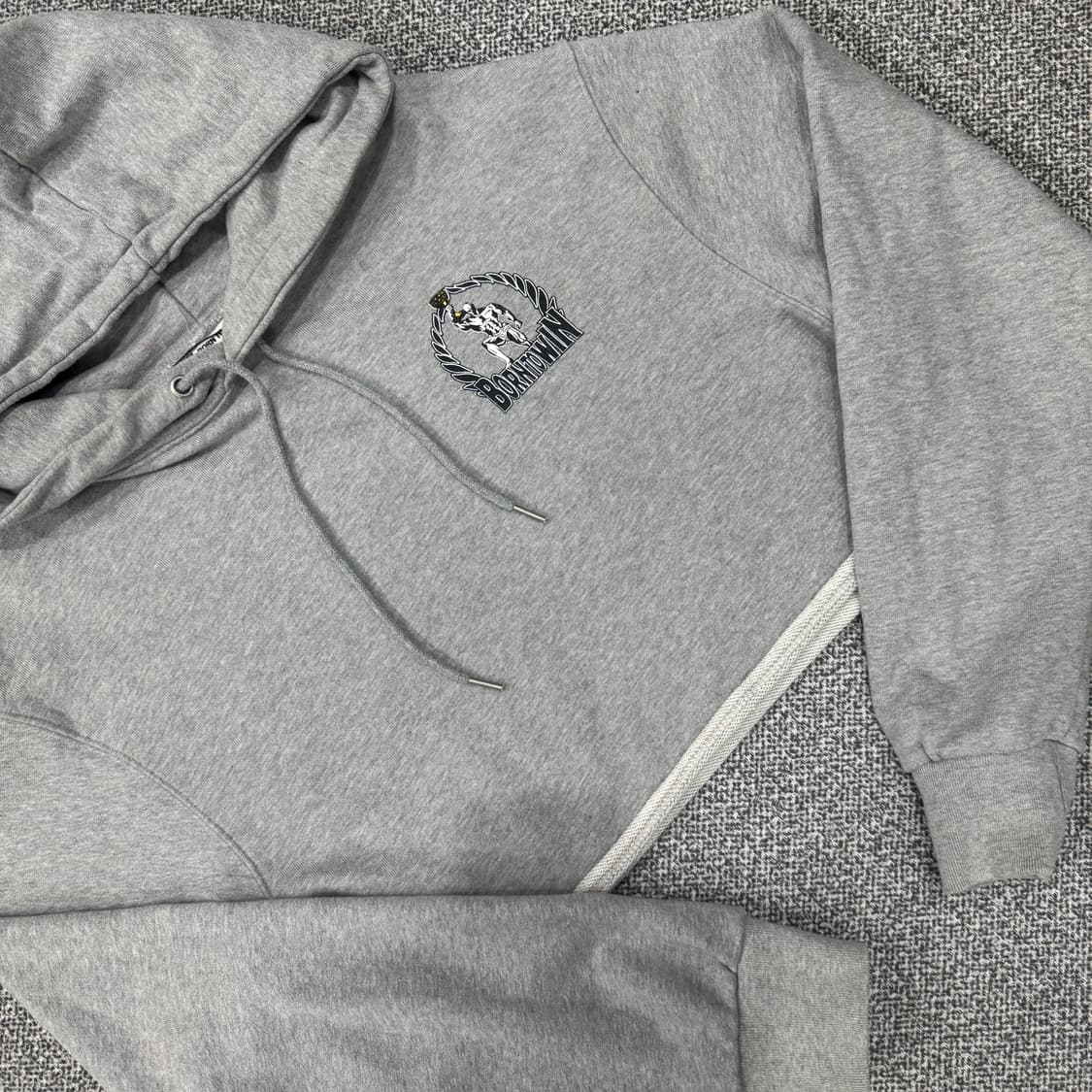 본투윈 레이즈본 크롭 후드 상품이미지3