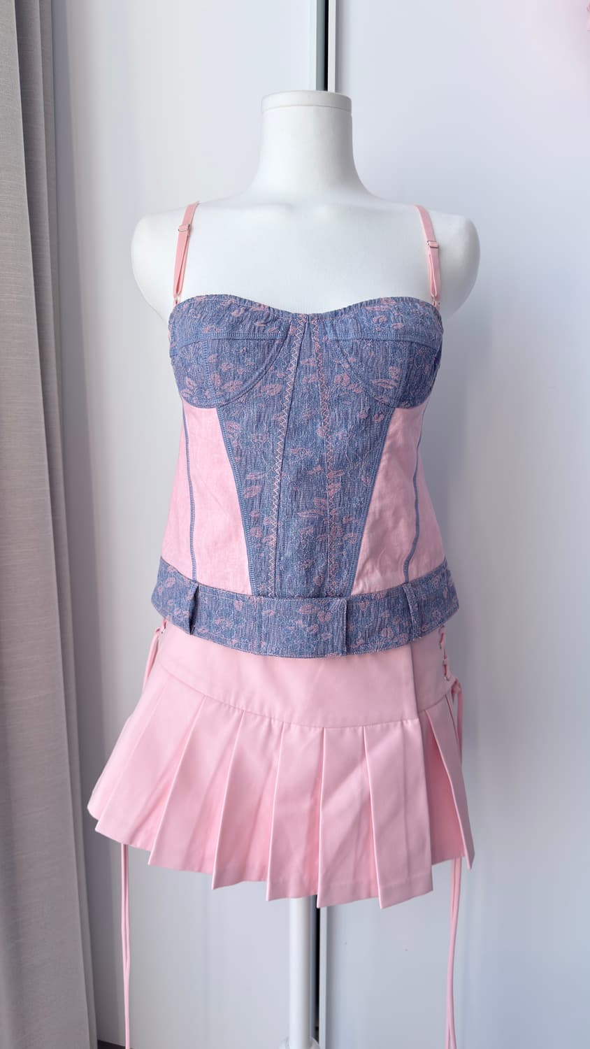 서쿠키 스커트 팬츠 핑크 m 상품이미지6