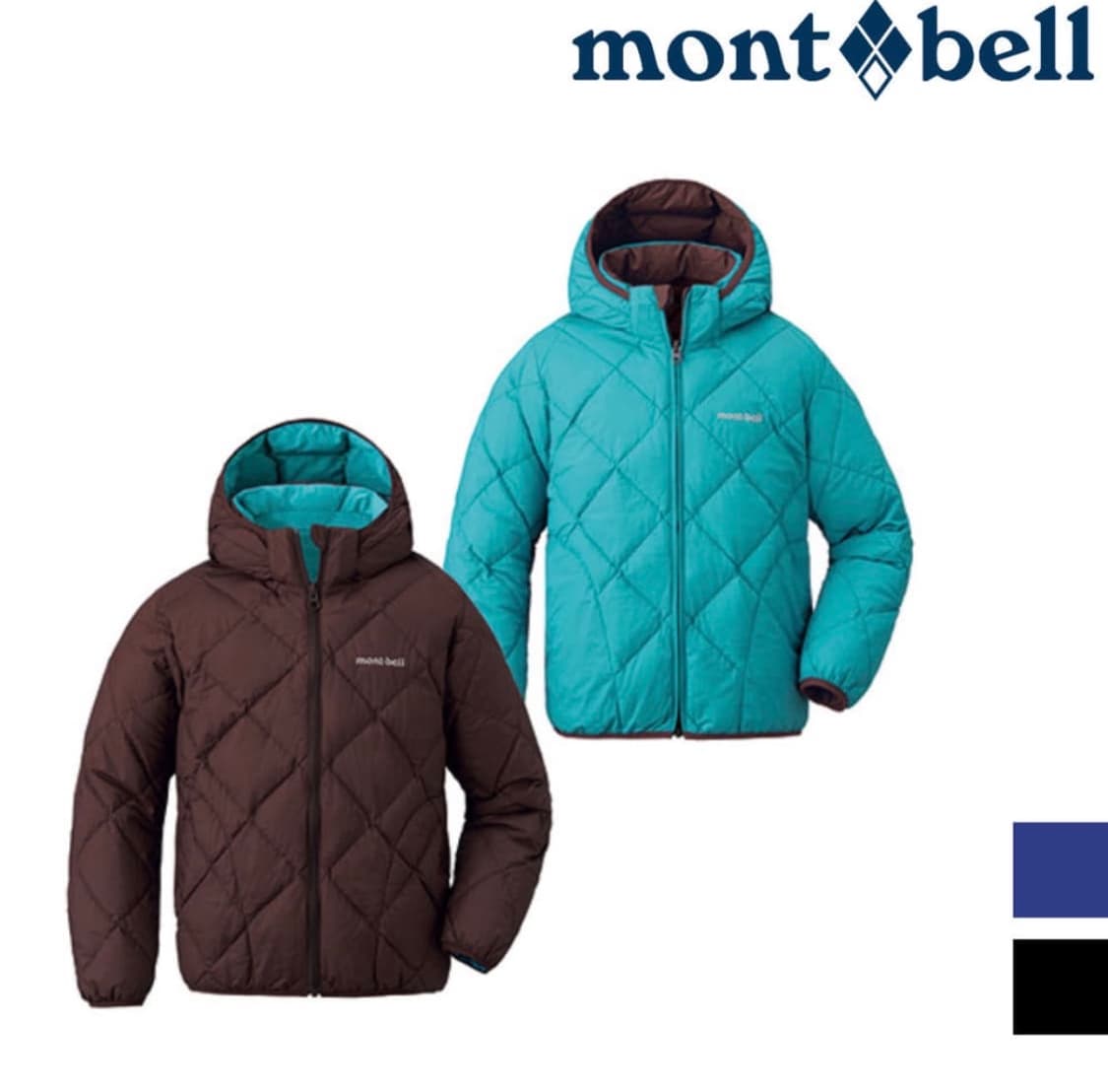 몽벨 키즈 리버시블 다크브라운 160 상품이미지1