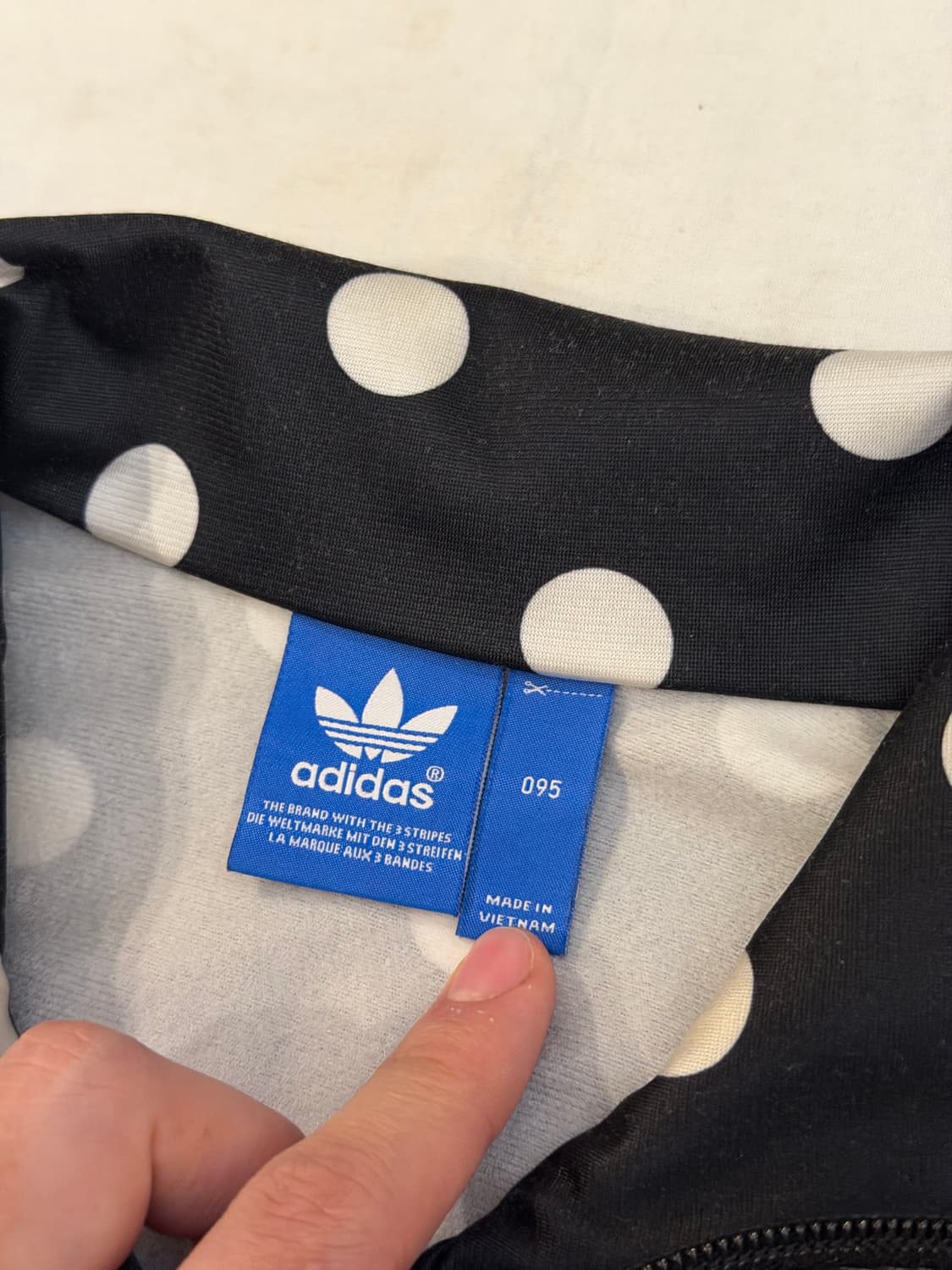 초희귀) 아디다스 땡땡이 폴카닷 도트 져지 블랙 상품이미지5