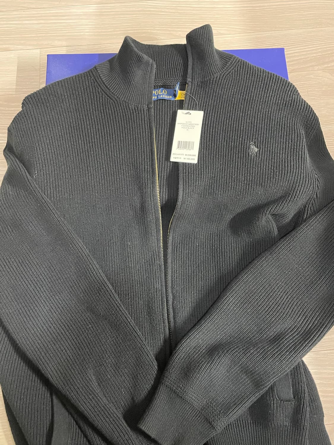 폴로 니트 집업 새상품 상품이미지1