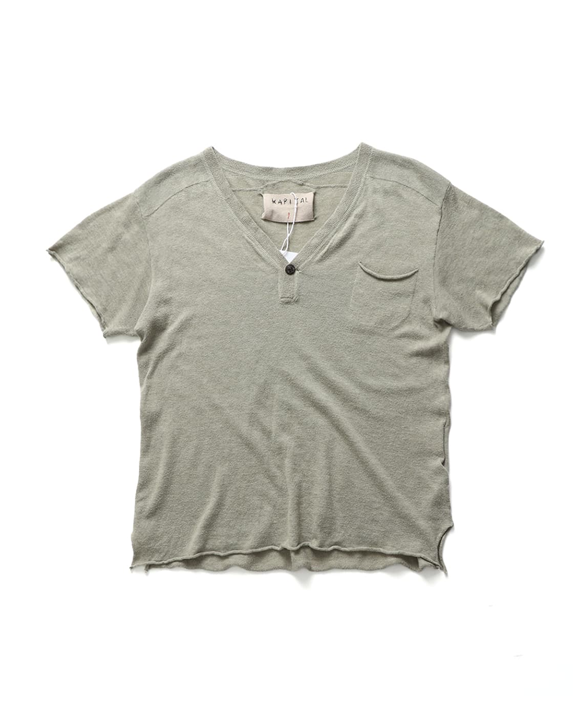 KAPITAL V-neck S/S T-shirt 상품이미지2