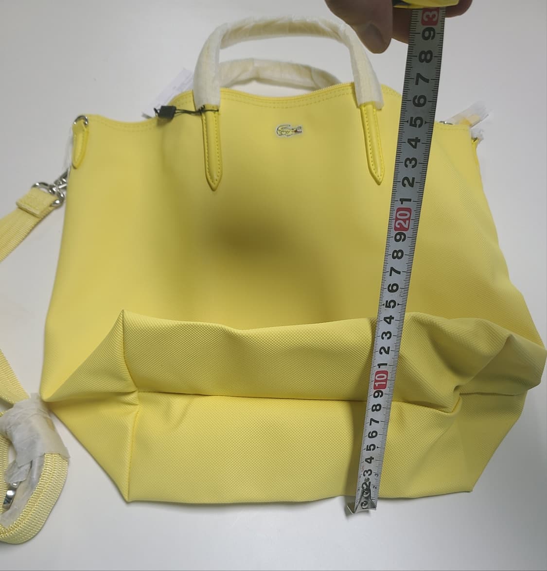 라코스테 버티컬 쇼퍼백 (선샤인 옐로우) 상품이미지4