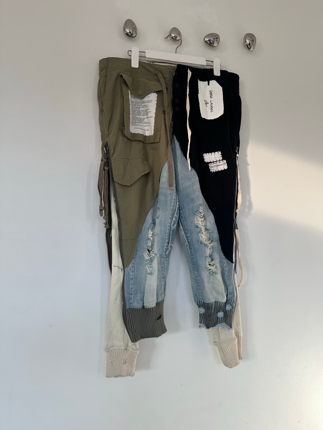 그렉로렌 리빌드 50/50 아카이브 레이어드 팬츠 상품이미지2