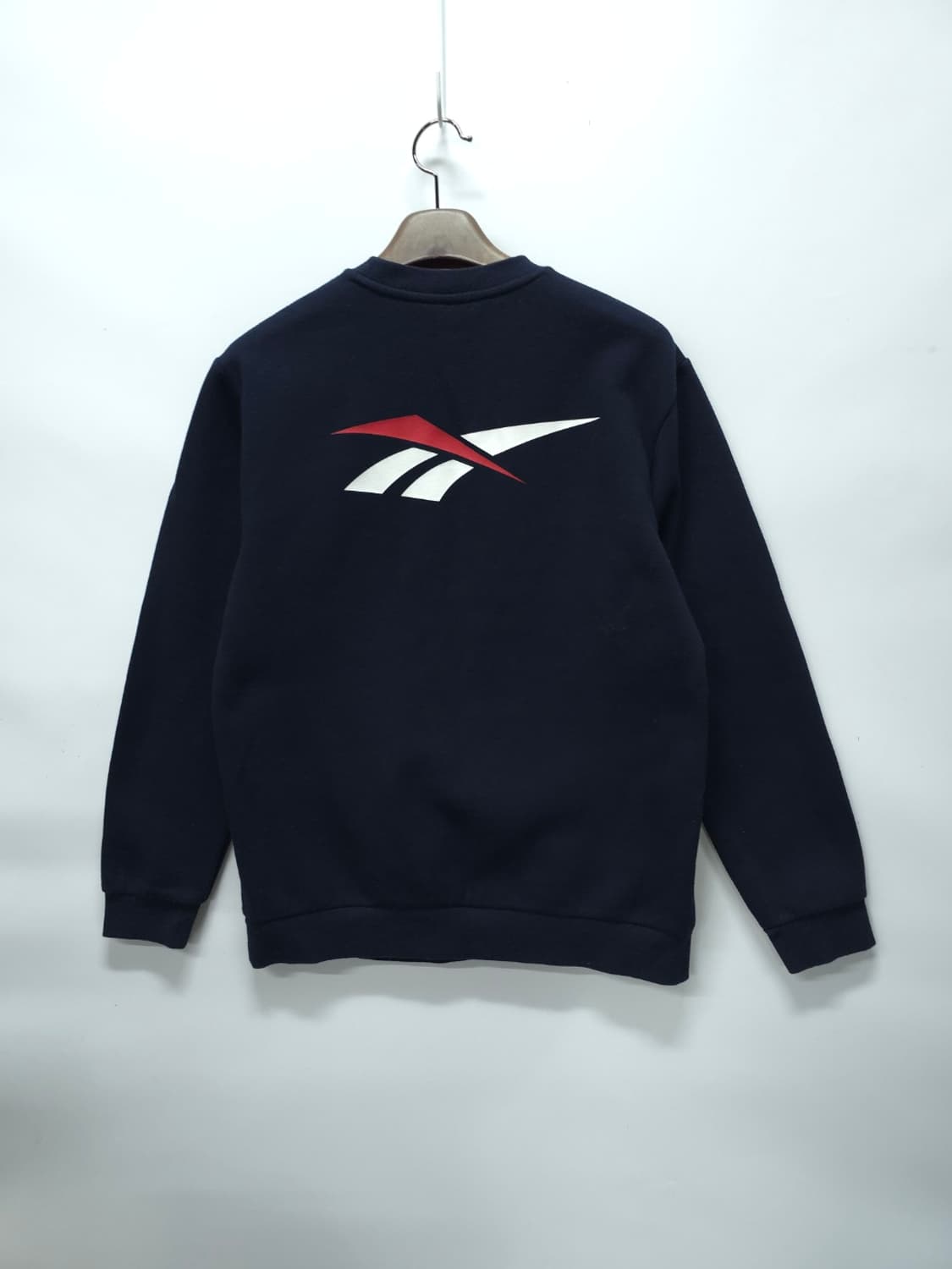 리복 남성 클래식 빅로고 기모 맨투맨 네이비 (L사이즈) 상품이미지6