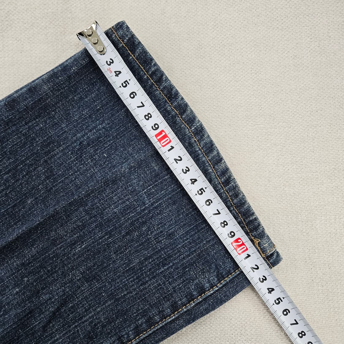 [34] CK 캘빈클라인 진스 워싱 세미 부츠컷 데님 팬츠 0115YH1 상품이미지9