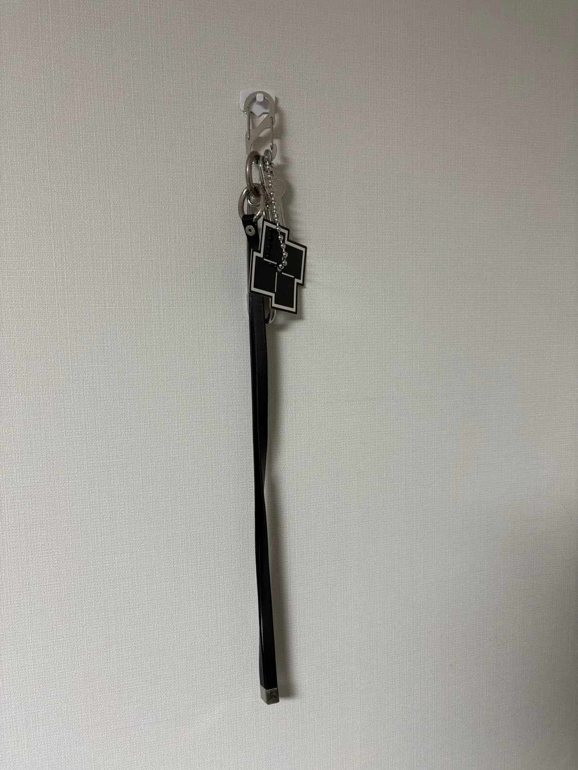 노쿨러스 WHIP KEY CHAIN BLACK 키링 상품이미지1