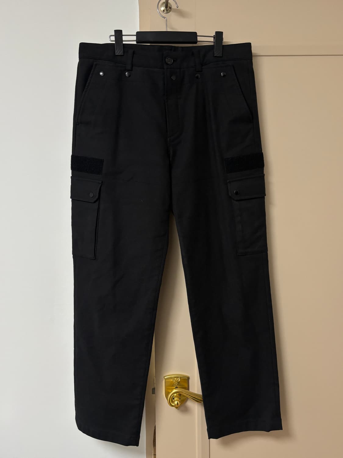 시스템 스트레이트핏 블랙 카고 팬츠 32 상품이미지1