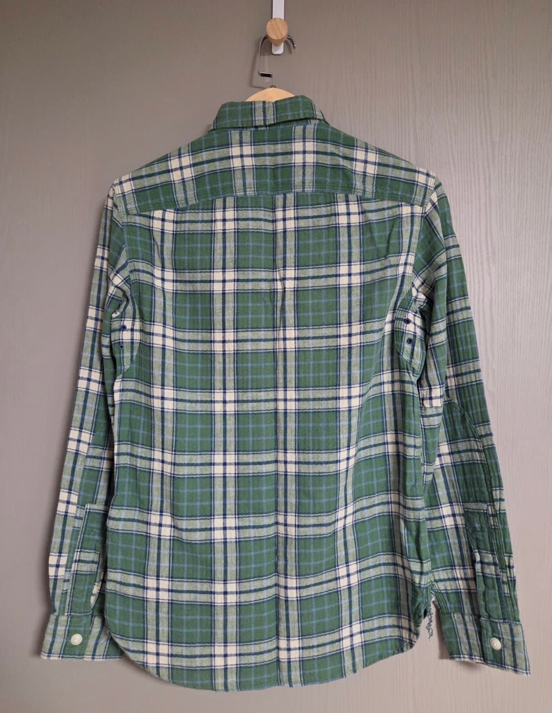 RRL 더블알엘 워크 그린 체크 셔츠 XS (새제품) 상품이미지3