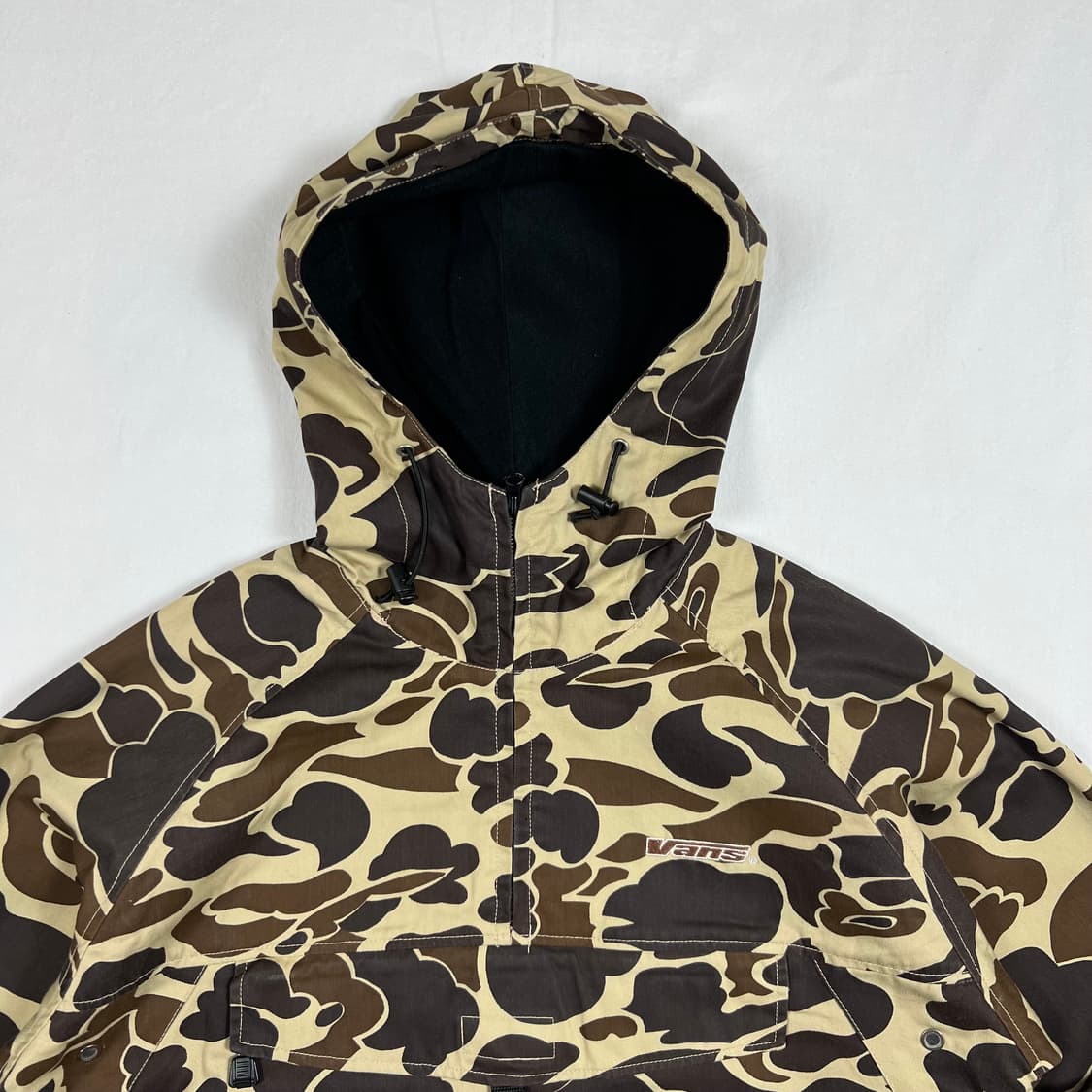 90s 반스 vans 덕 카모패턴 풀오버 아노락 자켓 상품이미지2