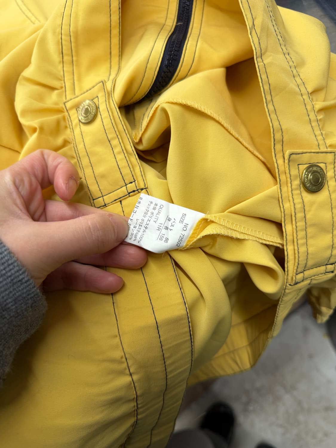 일본빈티지 엘로우 봄버 자켓 상품이미지10