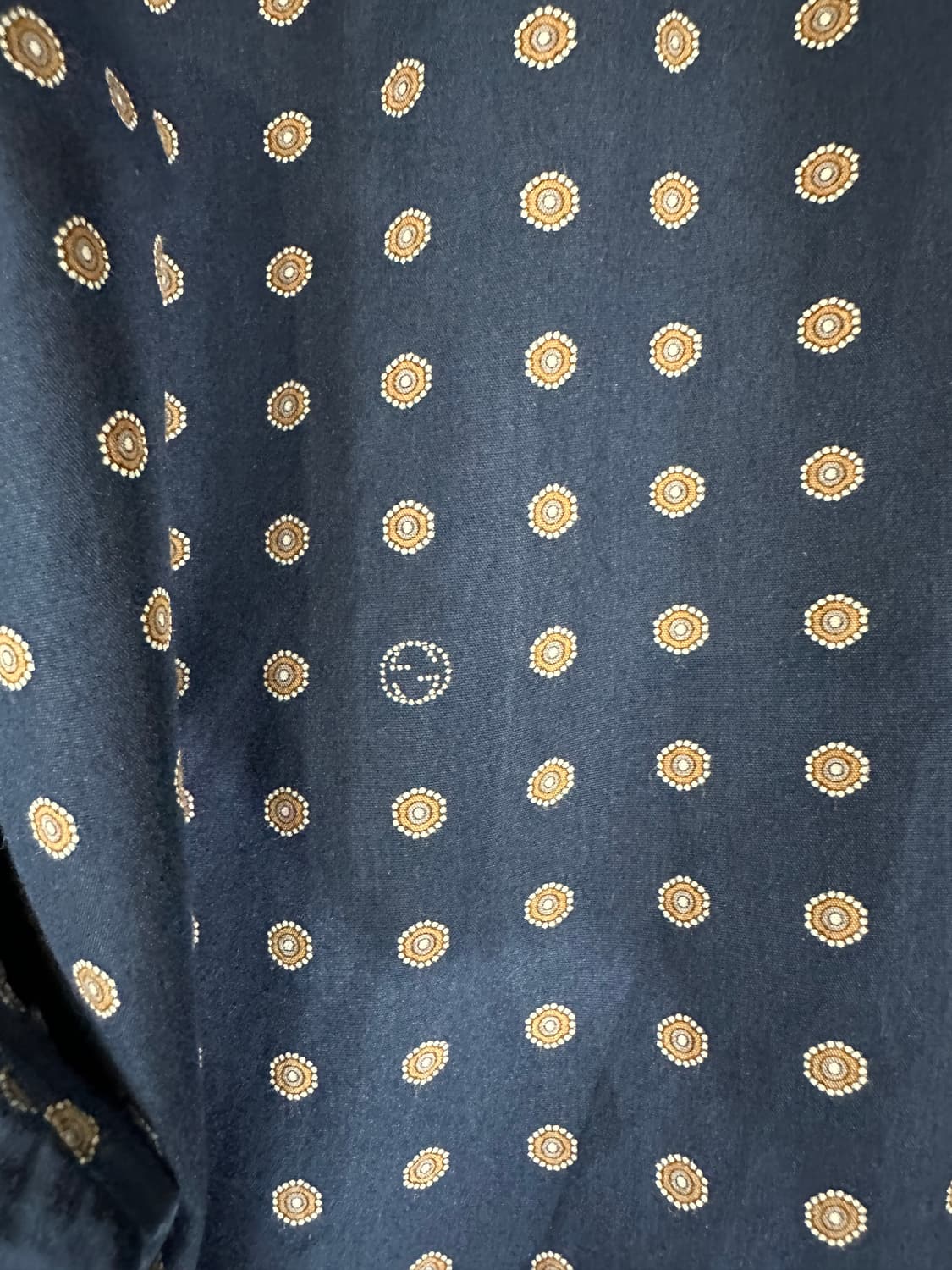 구찌 셔츠 코튼, 실크 로고 패턴 셔츠 상품이미지5