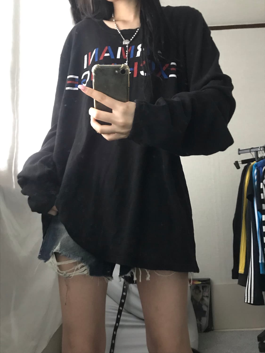 아르마니 루즈핏 롱슬리브 상품이미지3