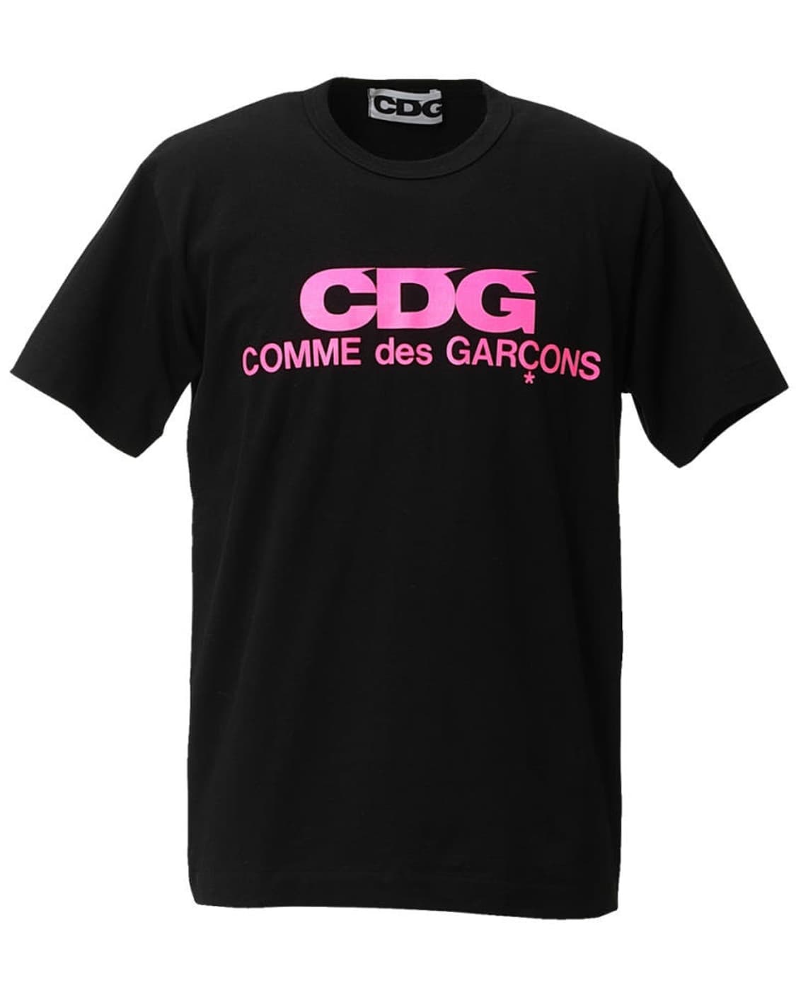(새상품) 꼼데가르송 CDG 핑크 로고 반팔 티셔츠 M  상품이미지1