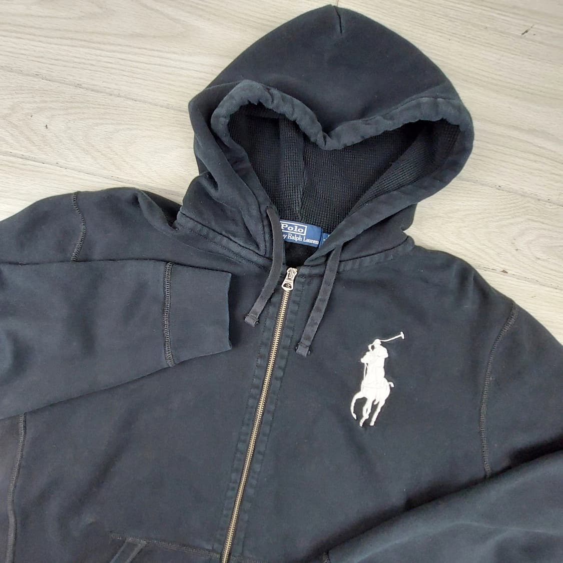 폴로 랄프로렌 빅포니 후드집업 블랙 상품이미지2
