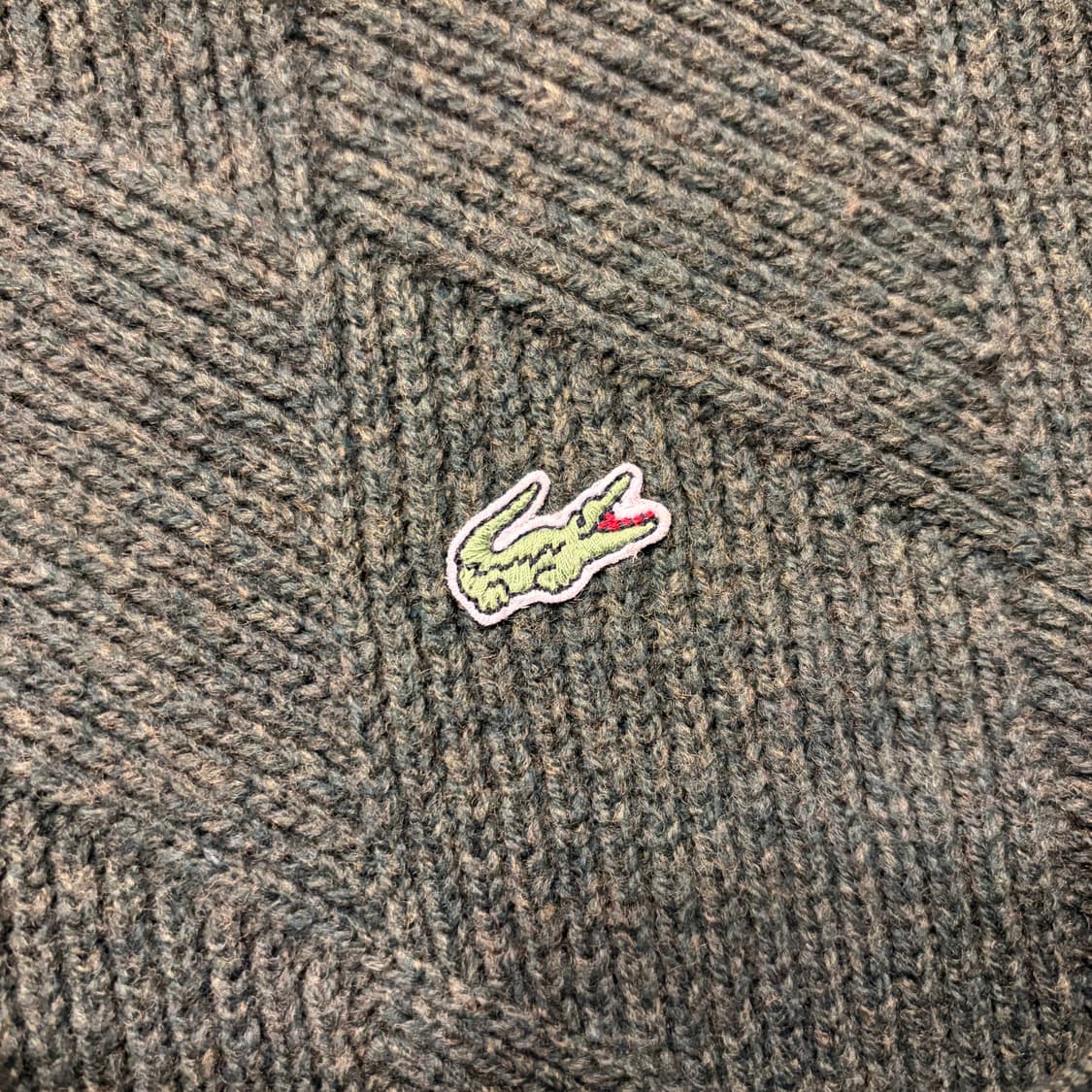 [100] Lacoste 라코스테 울 니트 스웨터 그린 C746 상품이미지4