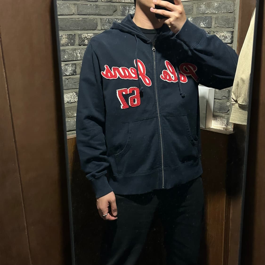 L) 폴로 랄프로렌 진스 RL67 네이비 후드 집업 상품이미지9