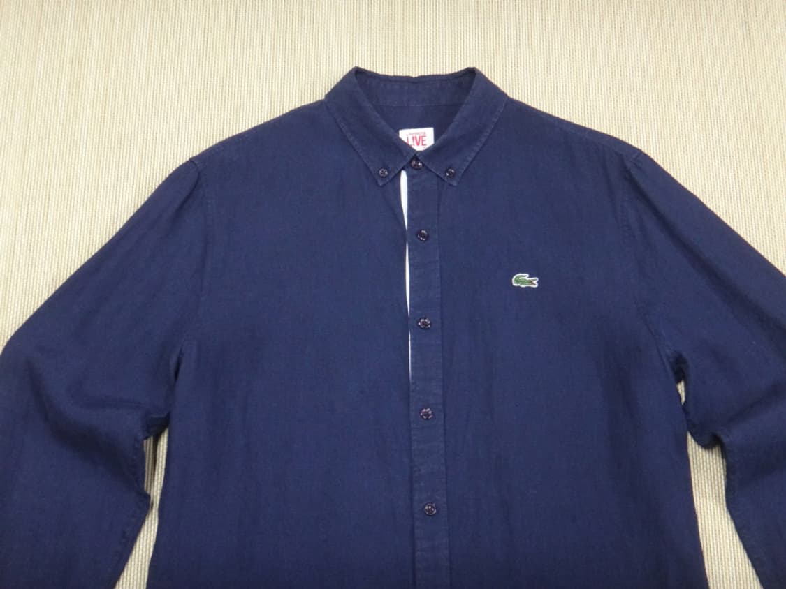 (105) 라코스테 라이브 린넨 하절기 남성 긴팔 셔츠 상품이미지3