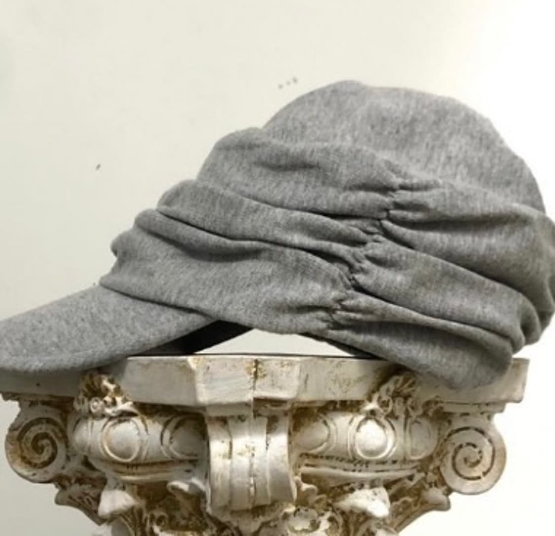 빈티지 파우닝133 모자 셔링 볼캡 라이트그레이 상품이미지1