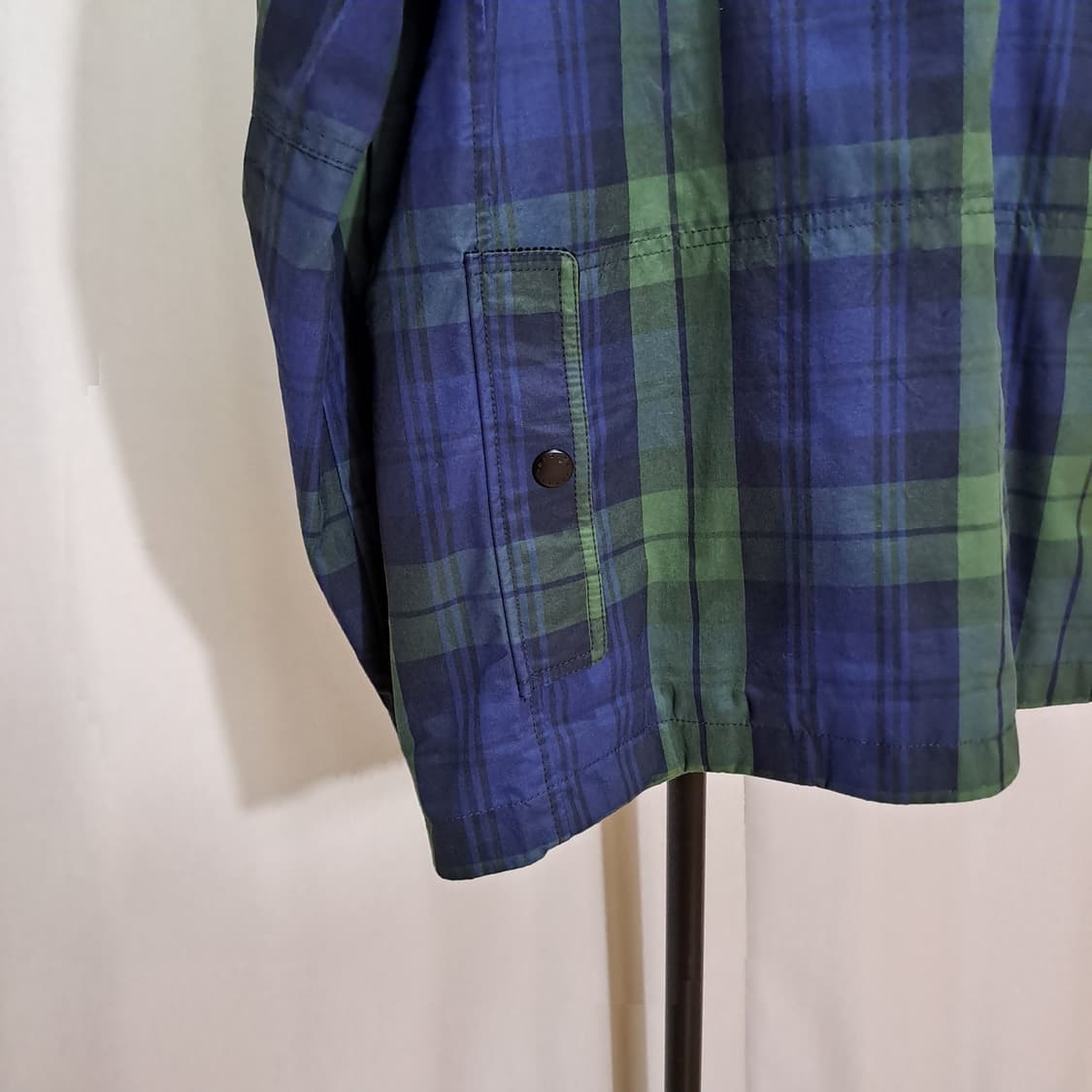 (택포) 헤지스 22FW 블랙와치 클래식 필드자켓 110 B39 상품이미지6