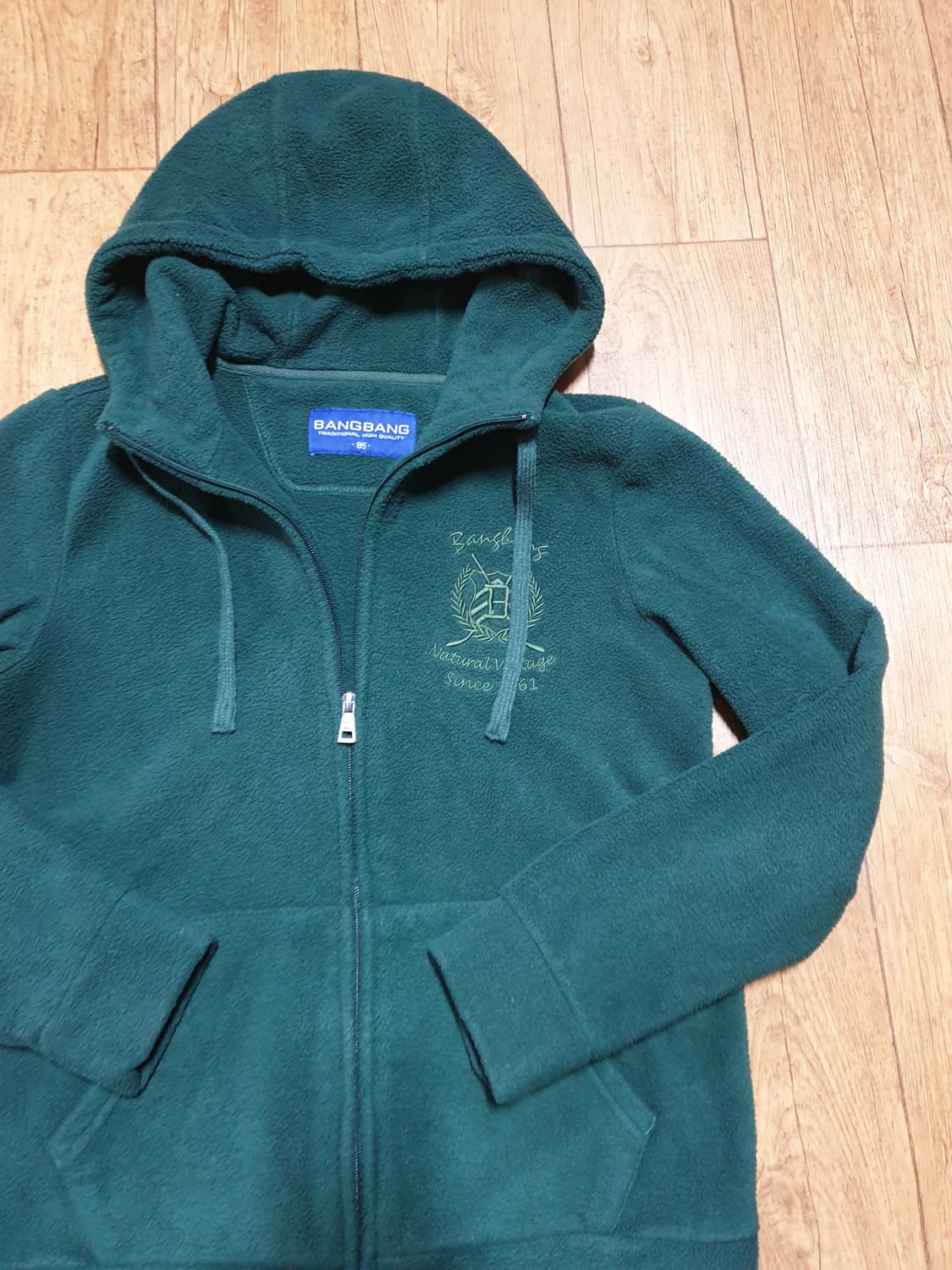 1201 뱅뱅 기모 후드집업 95 사이즈입니다 상품이미지3