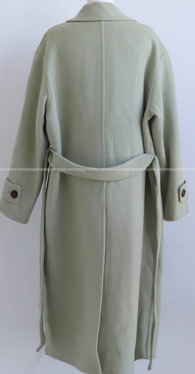 원로그 메론 핸드메이드 롱 코트 상품이미지6